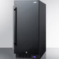 Summit 15" Frost-Free Built-In All-Freezer in Black Finish