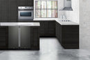 Summit 15" Frost-Free Built-In All-Freezer with Black Stainless Steel Door