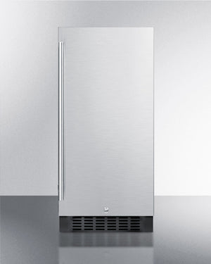 Summit 15" Wide Built-In All-Refrigerator Front