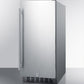 Summit 15" Wide Built-In All-Refrigerator Angle