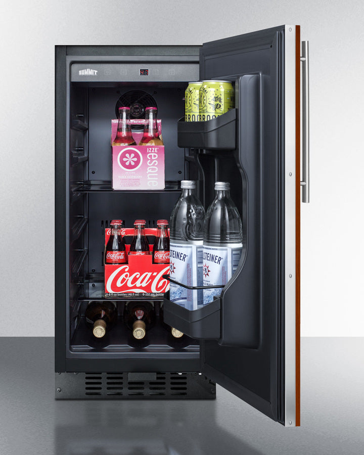 Summit 15" Wide Built-In All-Refrigerator