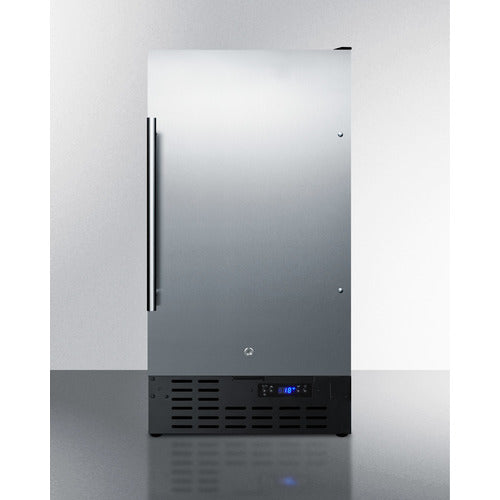 Summit 18" 8 lb. Drain-Free Icemaker 