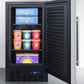 Summit 18" Frost-Free Built-In All-Freezer in Stainless Steel ADA Compliant