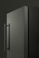 Summit 18" Frost-Free Built-In All-Freezer with Black Stainless Steel Door