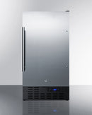 Summit 18" Frost-Free Built-In All-Freezer with Stainless Steel Door ADA Compliant