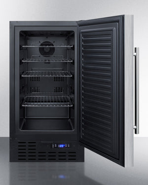 Summit 18" Frost-Free Built-In All-Freezer with Stainless Steel Door