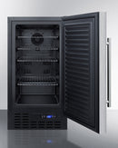 Summit 18" Frost-Free Built-In All-Freezer with Stainless Steel Door