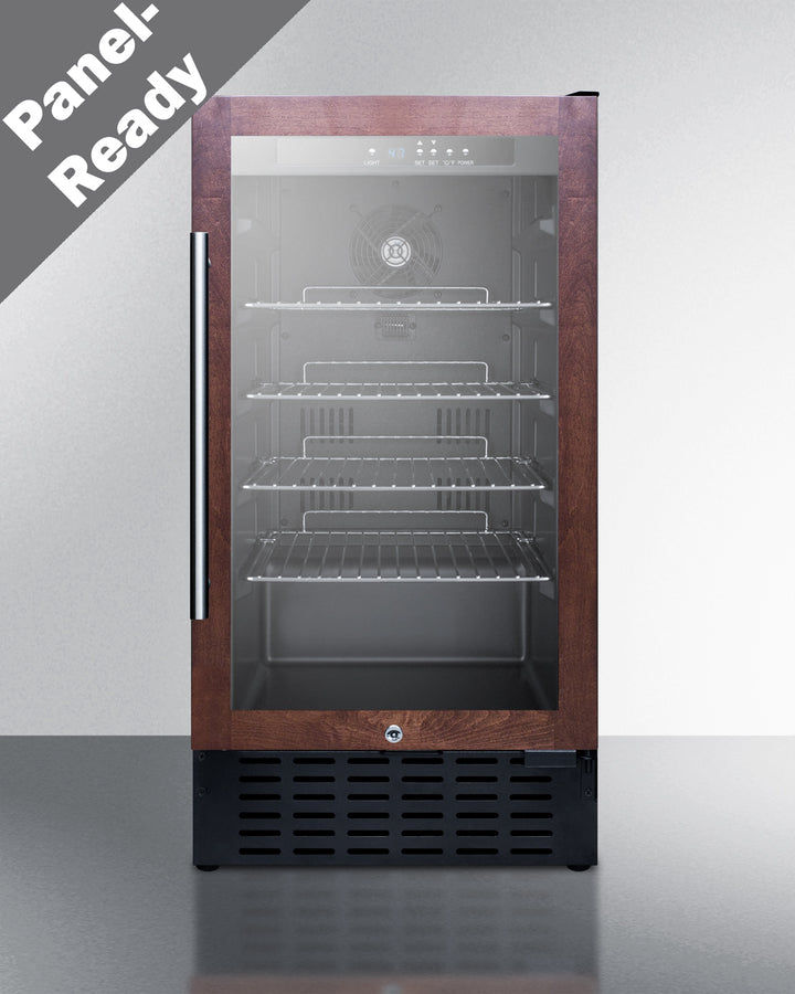 Summit 18" Wide Built-In Beverage Center (Panel Not Included)
