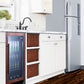 Summit 18" Wide Built-In Beverage Center (Panel Not Included)