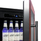 Summit 18" Wide Built-In Beverage Center (Panel Not Included)