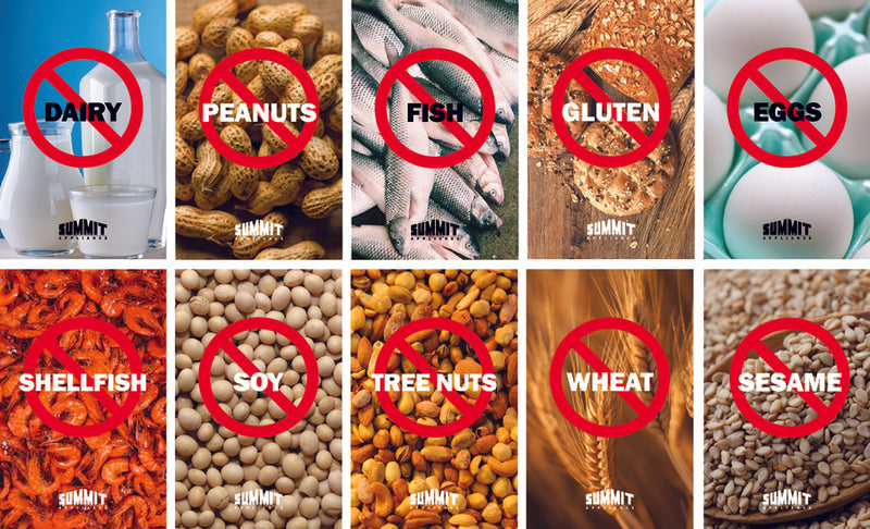 Summit 19" Wide Allergy-Free Refrigerator/General Purpose Refrigerator-Freezer Combination