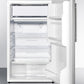 Summit 19" Wide Auto Defrost Refrigerator-Freezer With Thin Handle ADA Compliant 