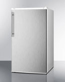 Summit 19" Wide Auto Defrost Refrigerator-Freezer With Thin Handle ADA Compliant 