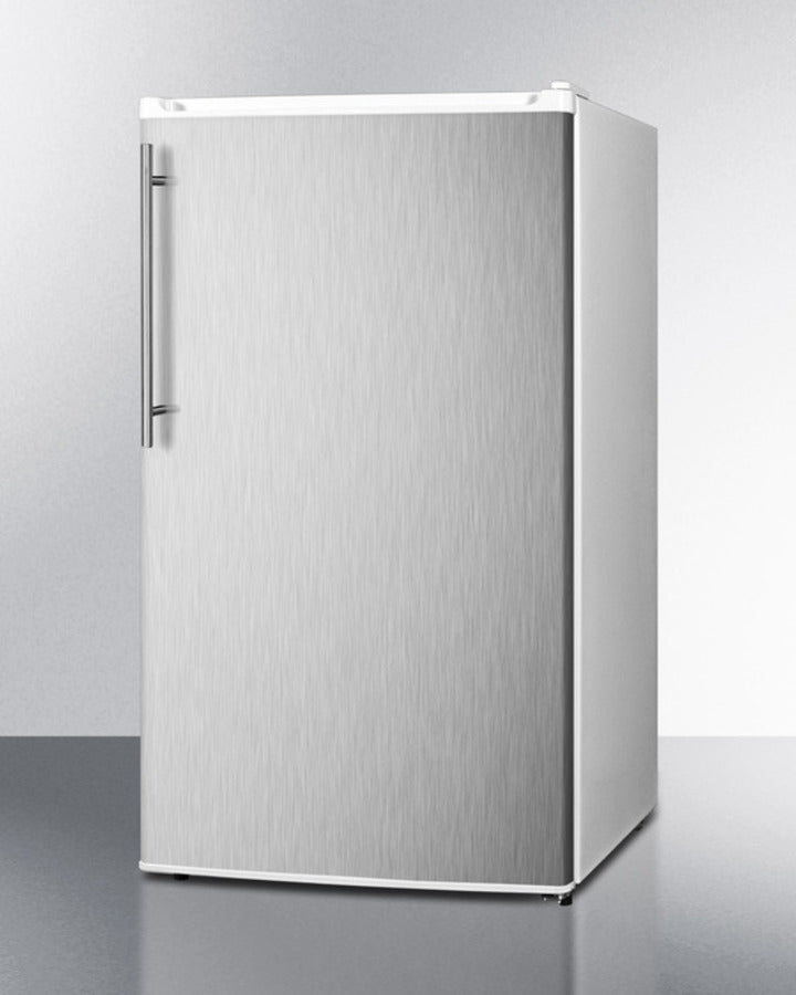 Summit 19" Wide Auto Defrost Refrigerator-Freezer With Thin Handle ADA Compliant 