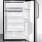 Summit 19" Wide Auto Defrost Refrigerator-Freezer With Towel Bar Handle ADA Compliant