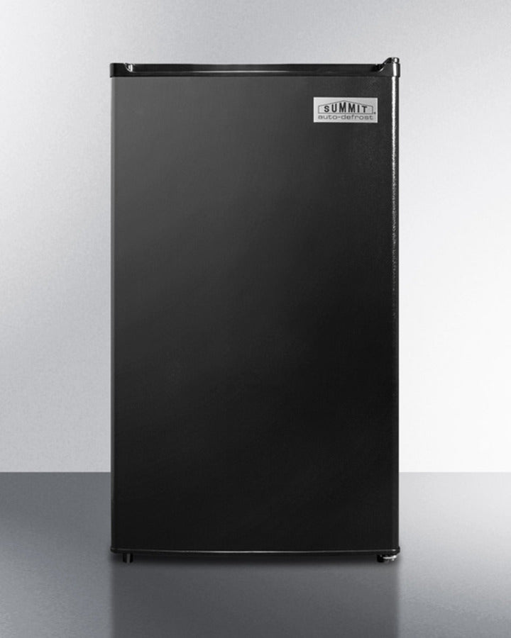 Summit 19" Wide Refrigerator-Freezer With Auto Defrost And Black Exterior ADA Compliant