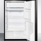 Summit 19" Wide Refrigerator-Freezer With Auto Defrost And Black Exterior ADA Compliant