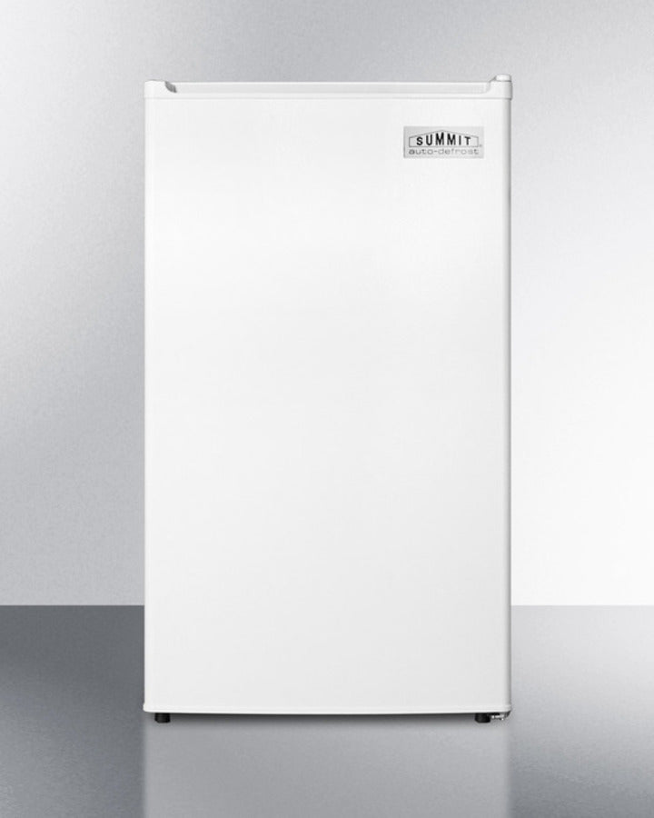 Summit 19" Wide Refrigerator-Freezer With Auto Defrost And White Exterior ADA Compliant 