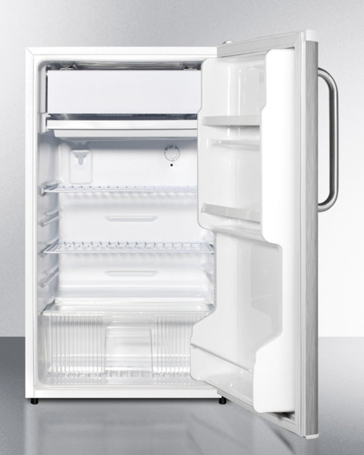 Summit 19" Wide Refrigerator-Freezer With Towel Bar Handle