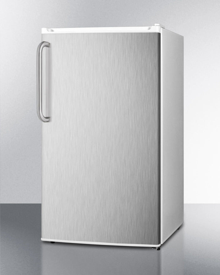 Summit 19" Wide Refrigerator-Freezer With Towel Bar Handle