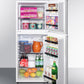 Summit 19" Wide Two-Door Refrigerator-Freezer