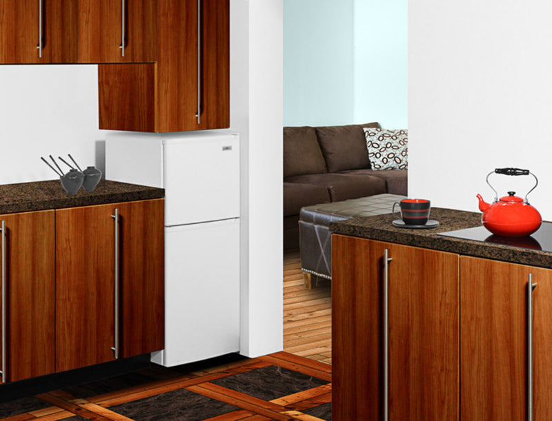 Summit 19" Wide Two-Door Refrigerator-Freezer