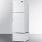 Summit 19" Wide Two-Door Refrigerator-Freezer with Towel Bar Handles