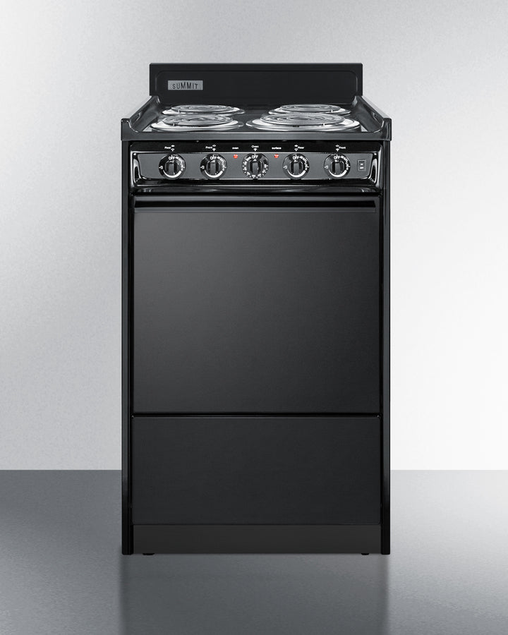Summit 20" Wide Electric Coil Range