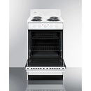 Summit 20" Wide Electric Coil Top Range 