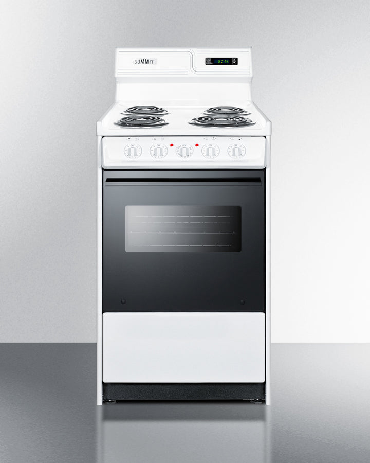 Summit 20" Wide Electric Coil Top Range 