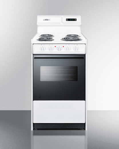 Summit 20" Wide Electric Coil Top Range 