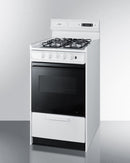 Summit 20" Wide Gas Range 