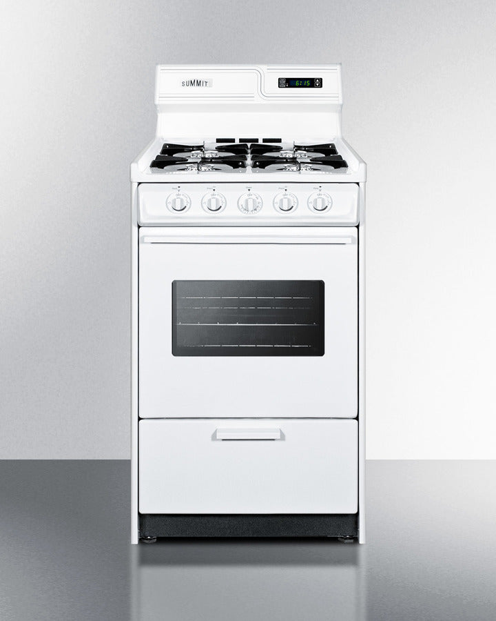 Summit 20" Wide Gas Range