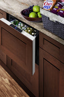 Summit 21.5" Wide Built-In Drawer Refrigerator Panel-Ready