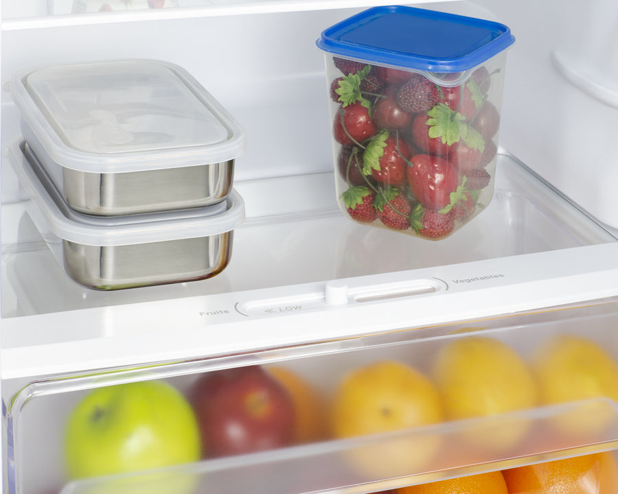 Summit 22" Wide Frost-Free Refrigerator-Freezer in White