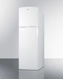 Summit 22" Wide Top Mount Refrigerator-Freezer in White Angle