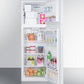 Summit 22" Wide Top Mount Refrigerator-Freezer With Icemaker