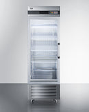 Summit 23 Cu.Ft. Glass Door Reach-In Refrigerator with Left Hand Door
