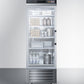 Summit 23 Cu.Ft. Glass Door Reach-In Refrigerator with Left Hand Door