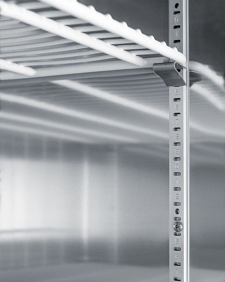 Summit 23 Cu.Ft. Glass Door Reach-In Refrigerator with Left Hand Door