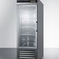 Summit 23 Cu.Ft. Glass Door Reach-In Refrigerator with Left Hand Door