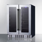Summit 24" Built-In Dual-Zone Produce Refrigerator ADA Compliant