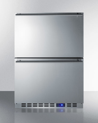 Summit 24" Outdoor 2-Drawer All-Freezer