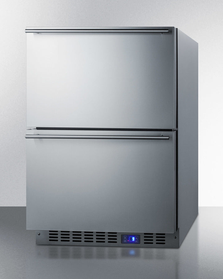 Summit 24" Outdoor 2-Drawer All-Freezer