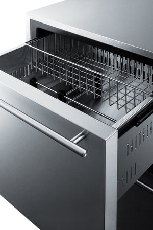 Summit 24" Outdoor 2-Drawer All-Freezer