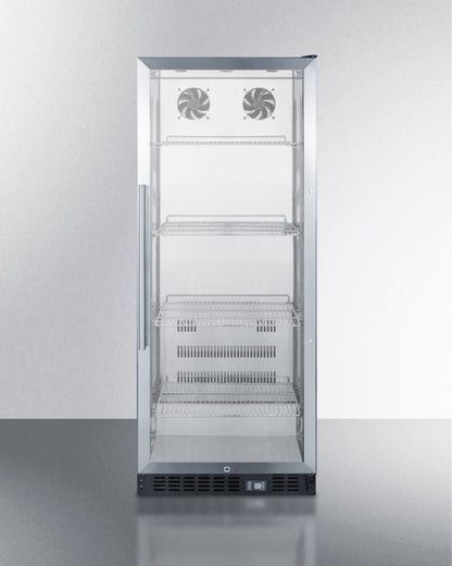 Summit 24" Wide 11 Cu.Ft. Beverage Center with Black Cabinet