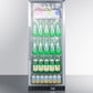 Summit 24" Wide 11 Cu.Ft. Beverage Center with Black Cabinet