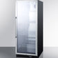 Summit 24" Wide 11 Cu.Ft. Beverage Center with Black Cabinet