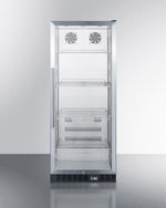 Summit 24" Wide 11 Cu.Ft. Beverage Center with Stainless Steel Cabinet