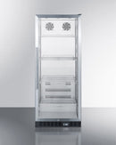Summit 24" Wide 11 Cu.Ft. Beverage Center with Stainless Steel Cabinet